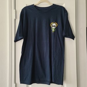 Powell Peralta Mike McGill SKULL AND SNAKE Skateboard T Shirt BLACK.